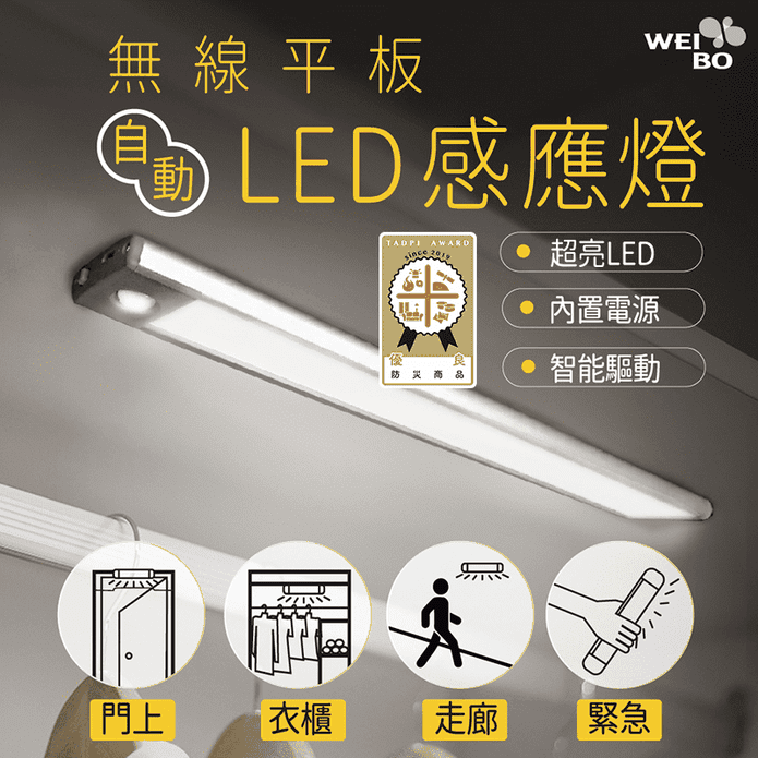專業無線自動LED感應燈