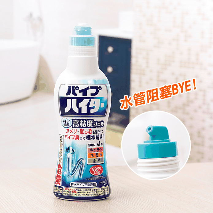Kao 花王 高黏度排水管清潔劑疏通排水孔馬桶水槽 500g 生活市集
