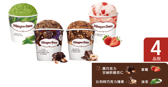 奢華巧克力品脫冰淇淋組
