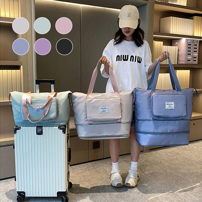 超大容量可擴充套件手提摺疊旅行收納包