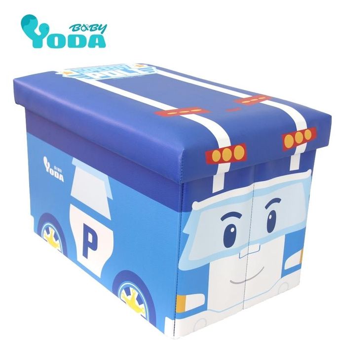 【YODA】救援小英雄波力收納箱(長方形) 玩具收納/置物箱/可折疊