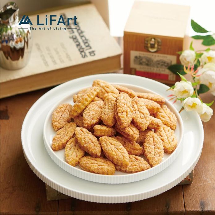 【LiFArt】法式黃金秋葉酥禮盒(35入/盒) 秘製手工餅乾 流浪者甜點研究室