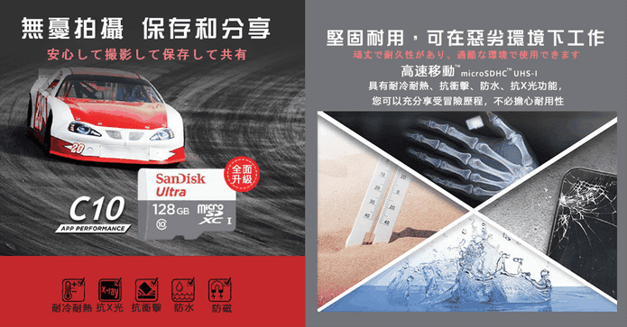 SanDisk超耐用記憶卡