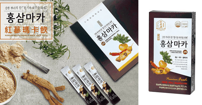 韓國原裝紅蔘瑪卡飲