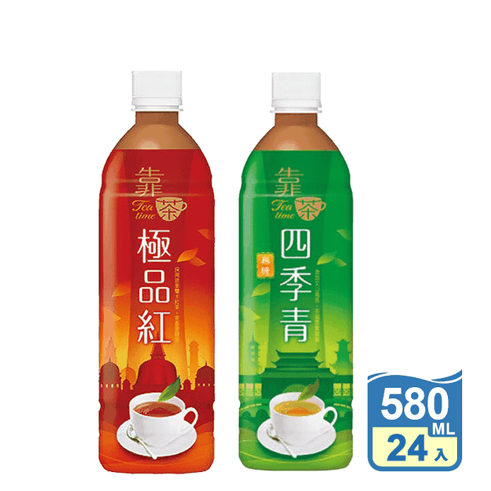 【波蜜】靠茶極品紅茶/四季青茶580ml 茶飲 罐裝茶 飲料