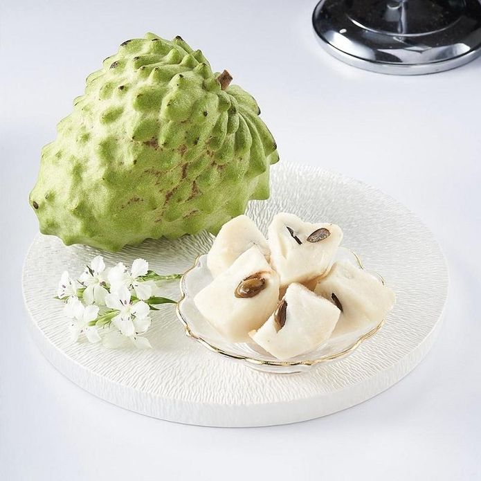 【綠園牧場】鮮凍鳳梨釋迦60g 開袋即食水果 100%天然無新增