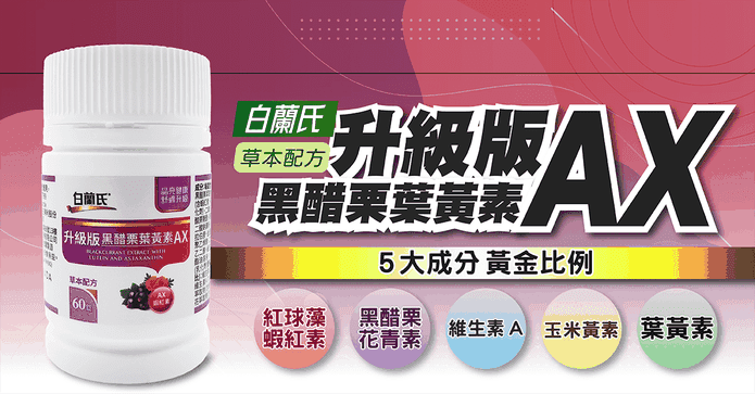 白蘭氏升級黑醋栗葉黃素