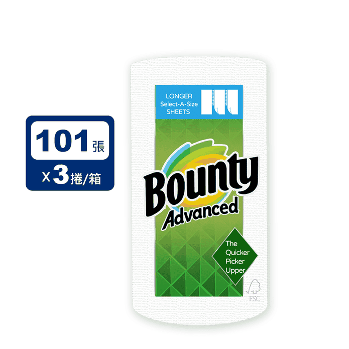 【Bounty】美國進口隨意撕特級廚房紙巾