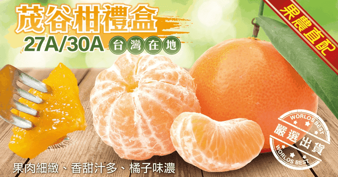 台灣特大茂谷柑禮盒
