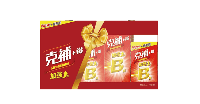 克補B群+鐵加強錠 30+60