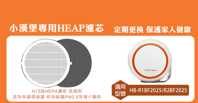 小漢堡空氣清淨機濾芯