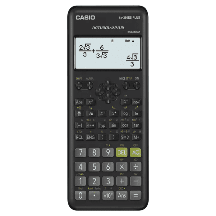 【Casio卡西歐】 12位數工程型計算機 fx-350ES PLUS-2