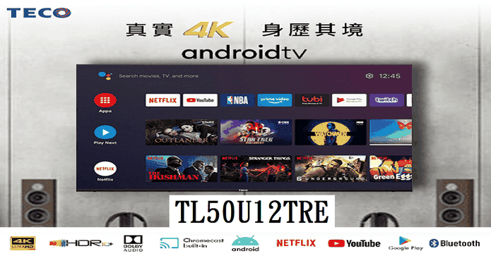 東元50吋google語音電視