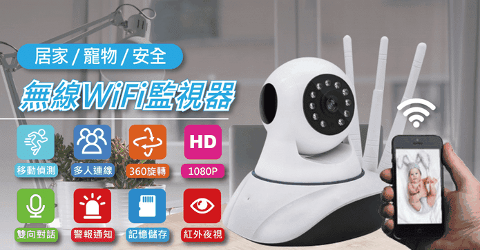 夜視遠端監控網絡監視器