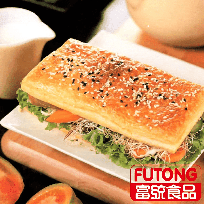 【富統食品】皇家西式燒餅(全素)650g/10入/盒
