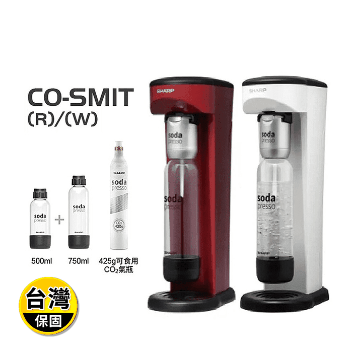 【SHARP 夏普】Soda Presso氣泡水機 CO-SM1T
