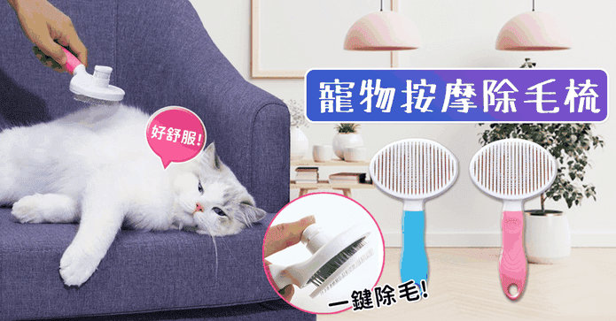 一鍵式除毛寵物梳子