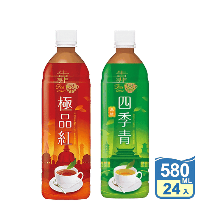 【波蜜】靠茶極品紅茶/四季青茶 (580mlx24入/箱)