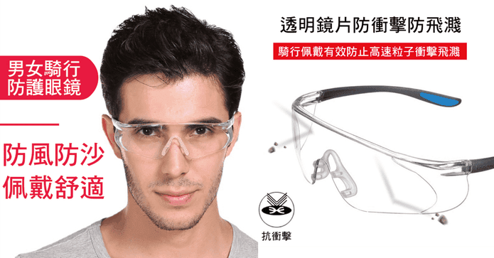 防衝擊防飛沫護目鏡
