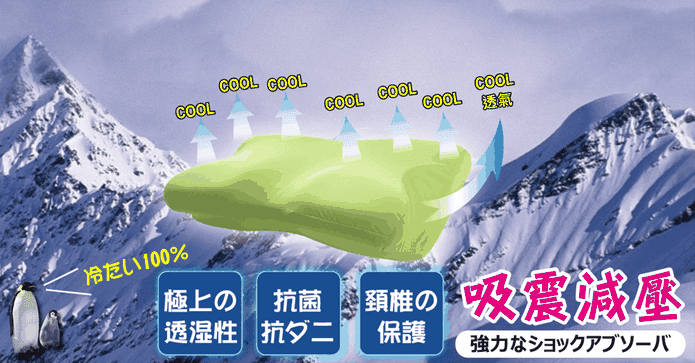 皇家4D冰絲止鼾蝶型枕