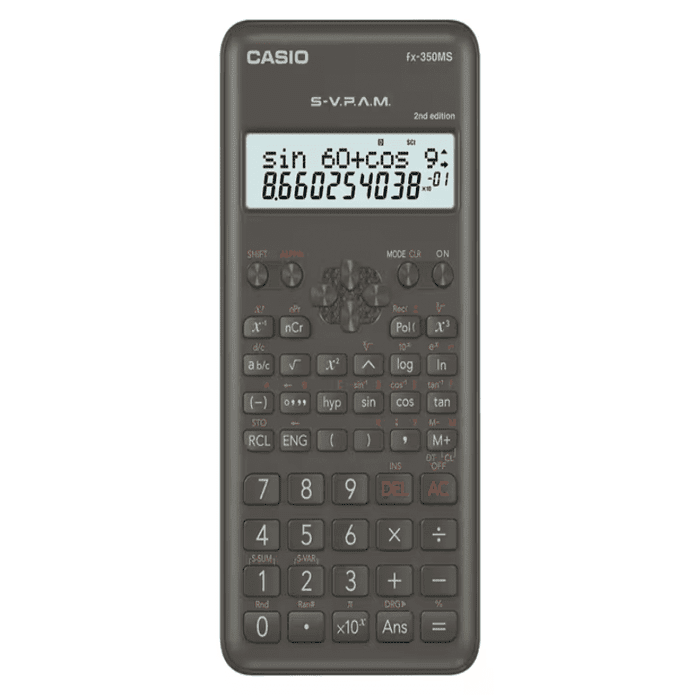 【Casio卡西歐】標準科學型工程計算機計算機fx-350MS-2 原廠公司貨