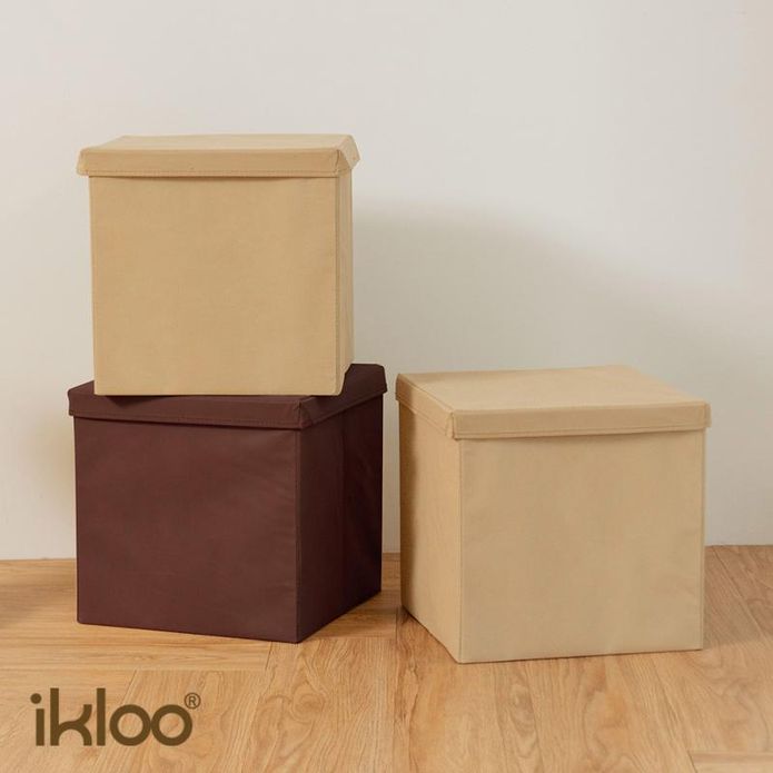 【ikloo】可折疊布藝收納箱(3入)