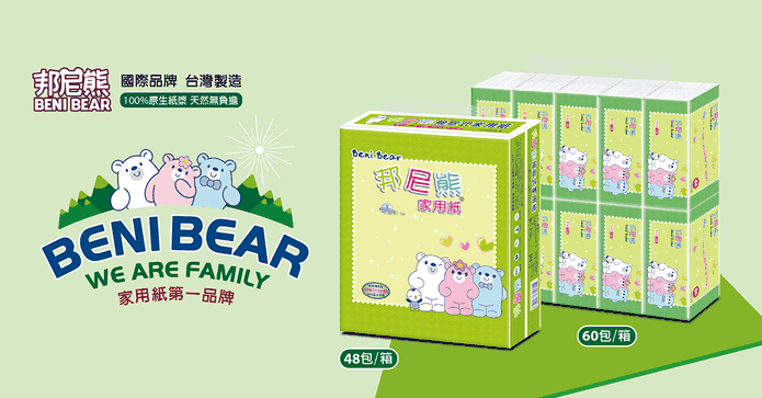 邦尼熊抽取式家用紙