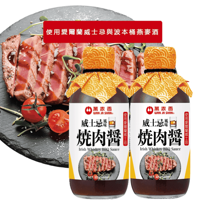 【萬家香】威士忌風味燒肉醬225g