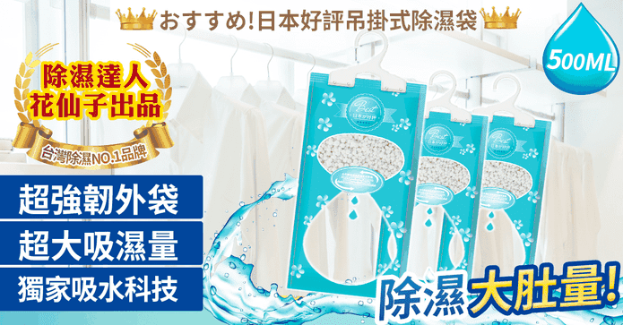 大容量吊掛除濕袋500ml