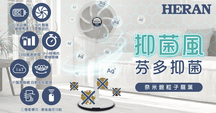 禾聯14吋WIFI聯網電風扇