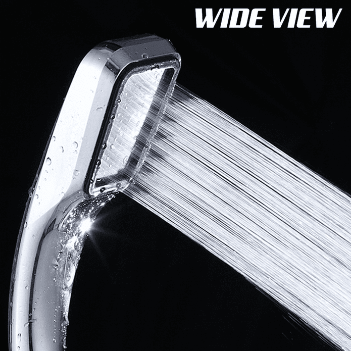 【WIDE VIEW】300孔增壓省水蓮蓬頭/蓮蓬頭+軟管組
