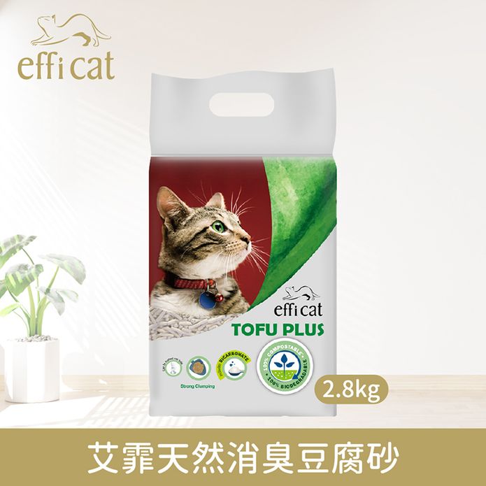 【Efficat】艾霏天然消臭豆腐砂2.8kg