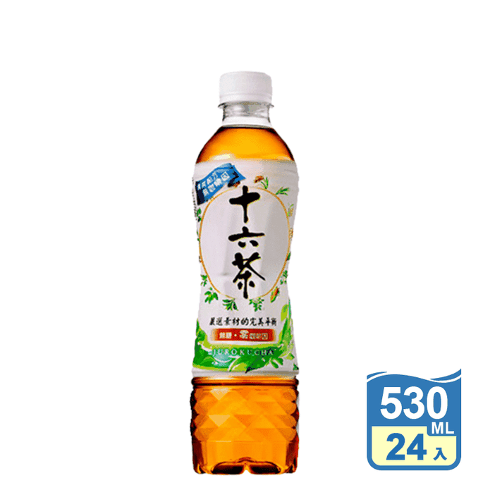 【ASAHI 朝日】十六茶 零咖啡因複方茶530ml 茶飲 飲料 無糖茶