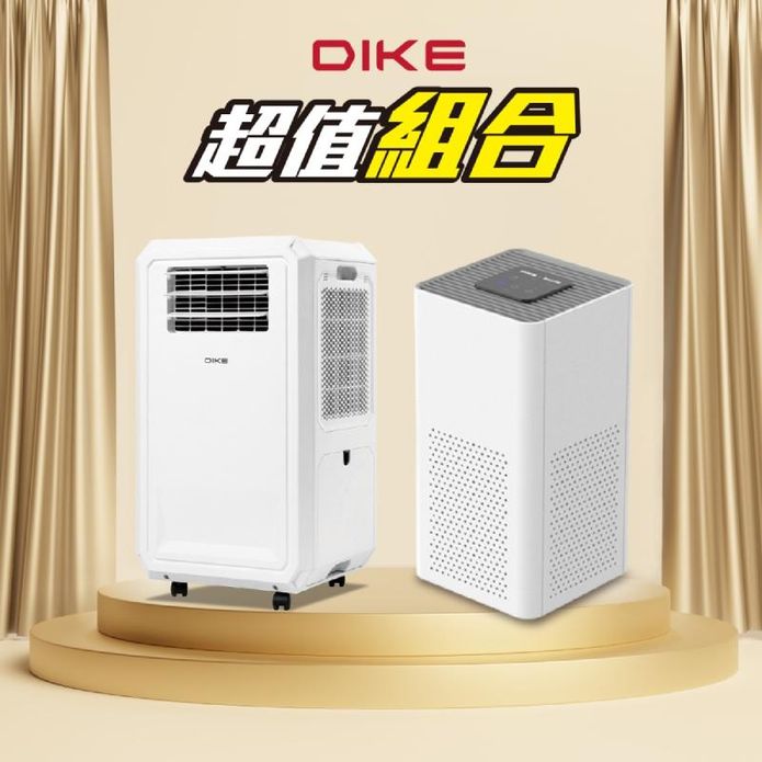 【DIKE】冰風機 多功能移動式瞬涼水冷氣 HLE700WT 送空氣清淨機