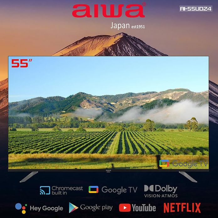 【AIWA 愛華】55吋 LED智慧聯網液晶顯示器 AI-55UD24含基本安裝