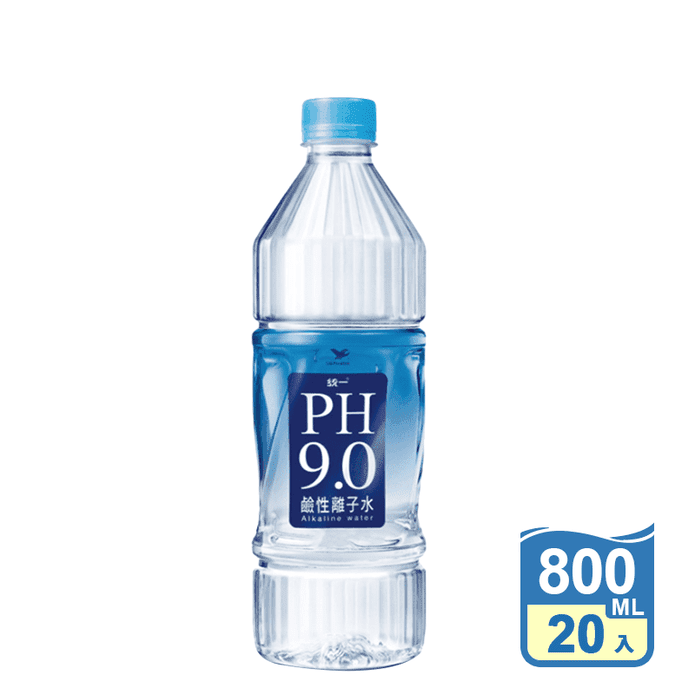 【統一】PH9.0鹼性離子水800ml 海洋離子水 礦泉水 飲用水 瓶裝水