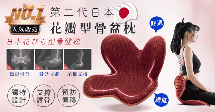 第二代日本花瓣型骨盆枕