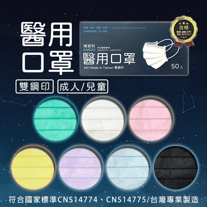 平面醫用口罩 成人/兒童