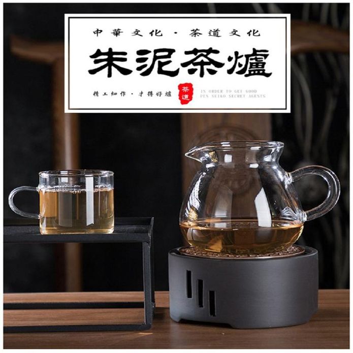 日式蠟燭加熱紅泥溫茶小火爐
