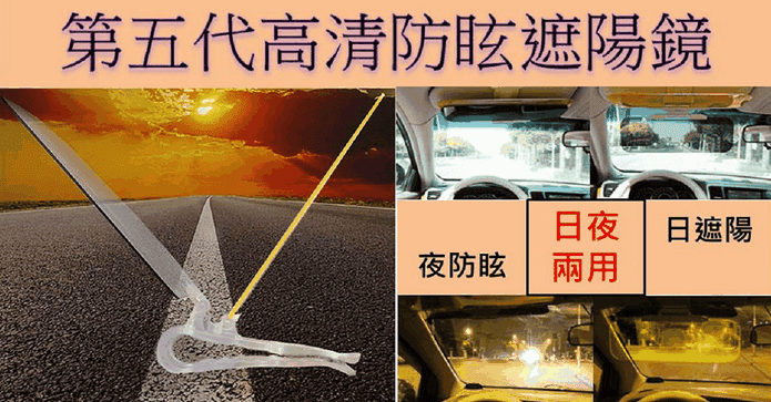 第五代汽車防眩遮陽鏡