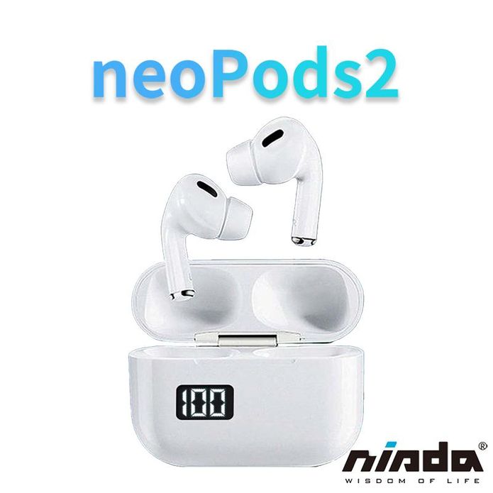 【NISDA】neoPods2 TWS 入耳式降噪數顯續航藍牙耳機