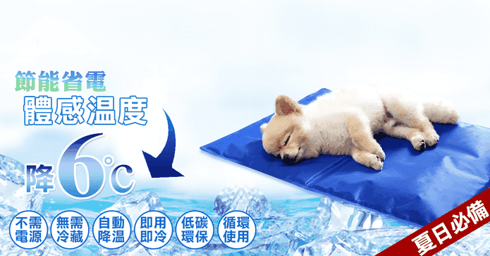 激爽酷涼-6°C萬用冰涼墊