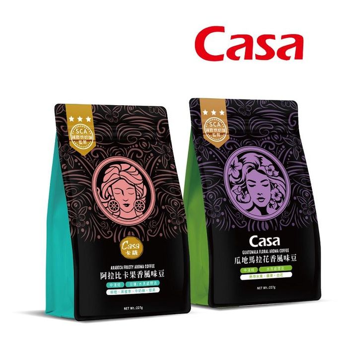【Casa卡薩】Aroma聖殿咖啡豆227g 瓜地馬拉花香／阿拉比卡果香
