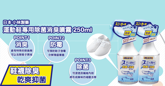 小林製藥除菌消臭噴霧