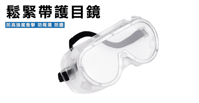 包覆式防飛沫透氣護目鏡
