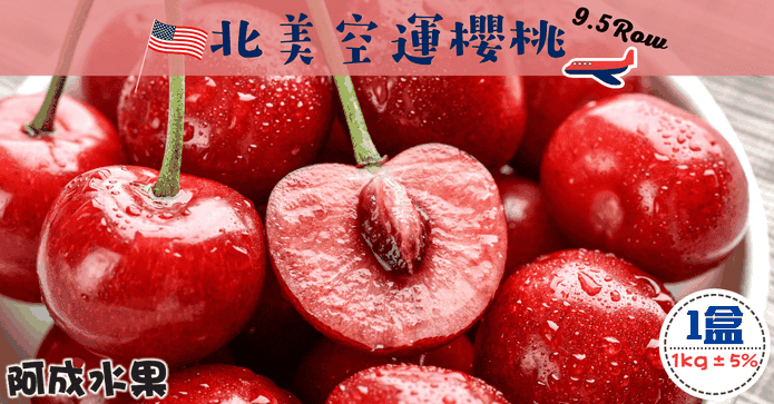 加州大顆紅寶石9.5R櫻桃
