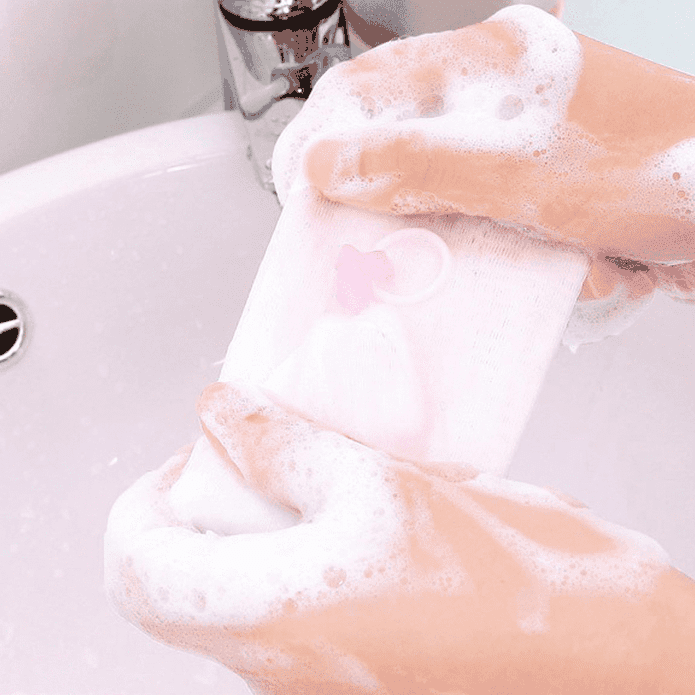 可掛式洗手肥皂起泡網