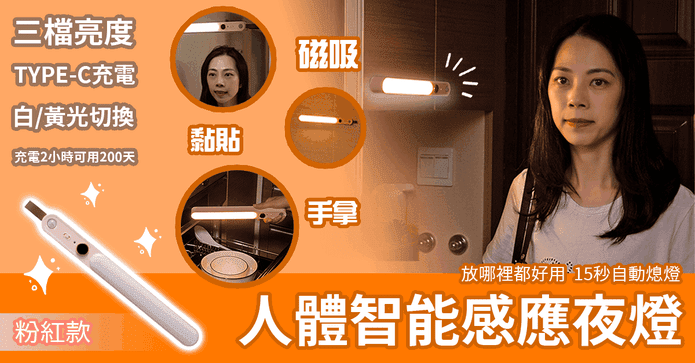 LED人體智能感應夜燈