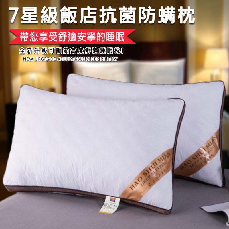 飯店抗菌防蟎枕頭1+1