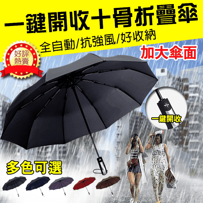 加大開合超防風全自動傘